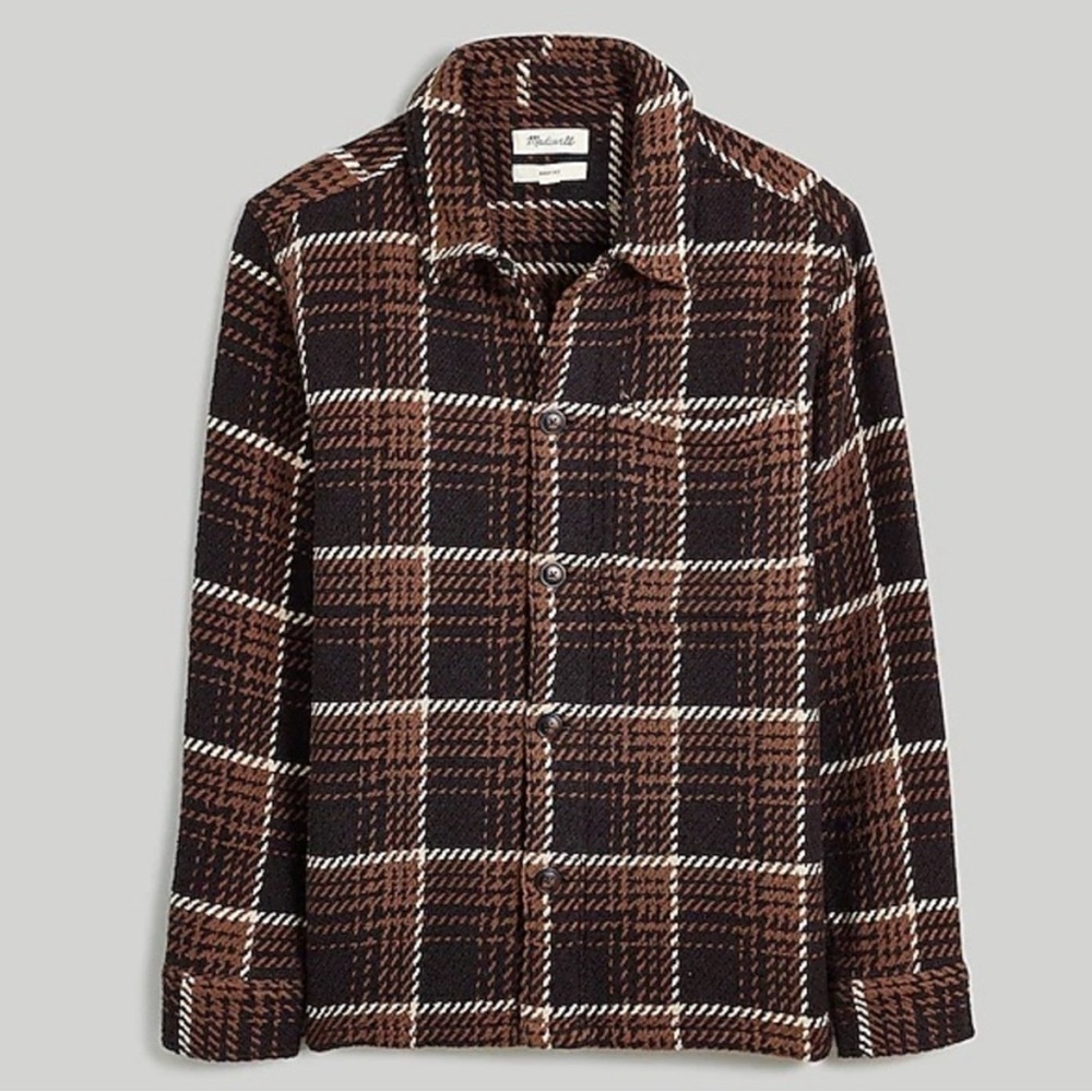 Madewell boxy twill shirt jacket men’s